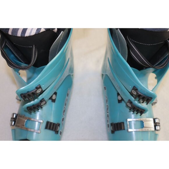 Lange Olympic 120 Ski Boots 9 Men/Junior Race Expert Blue Snowboarding